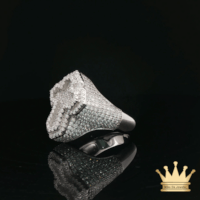 Crystal Cross Style Men's Ring