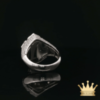 Crystal Cross Style Men's Ring