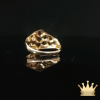 18K Yellow Gold Heart Design Ring