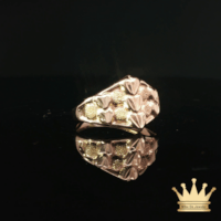 18K Yellow Gold Heart Design Ring