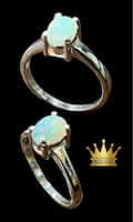 925 sterling silver solid handmade natural Opal ring for female size 8 weight 2.000 price $350