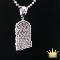 Sterling Silver Jesus Head Pendant Religious Jewelry