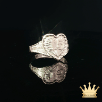 14K Yellow Gold Heart “15” Quinceañera Ring