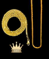 22k twisters chain price $1663 usd weight 15.11 grams 2mm 24 inches