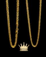 22k yellow gold light weight Franco chain $1621 usd weight 14.74 gram 3.5mm 20 inches
