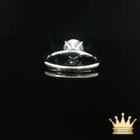 White Gold 4-Prong Diamond Solitaire Ring