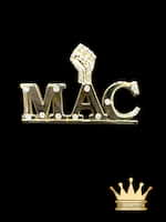 18k solid handmade initials pendant with fists with Natural VS diamond  weight of gold 15.3 gram dimond 1.5 carat size 1.5 inches