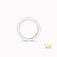 Signature Diamond and Rose Gold Ring