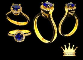 18karat gold female ring size 7.00 weight 3.140 price $375.00