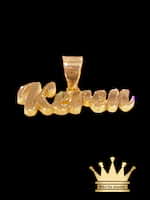 18K Handmade Cutout Customized Pendant