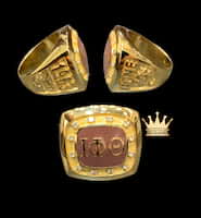 Solid 18k yellow gold handmade ring 40 grams