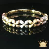 18k Tri-Tone Gold Bracelet for Women