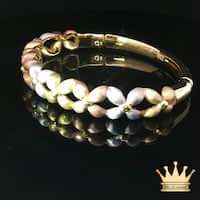 18k Tri-Tone Gold Bracelet for Women