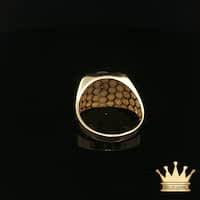 18k Men’s Lion Head Gold Ring