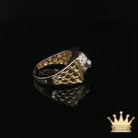 18k Men’s Lion Head Gold Ring