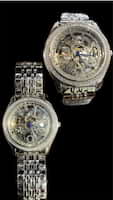 Silver automatic watch 124.600 gram  is