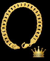 Yellow Gold Cuban Link Bracelet Solid 22k 19.740 grams 8 mm 8.5inch $2200