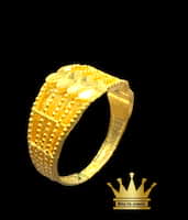 21k gold solid ring diamond cuts grams 2.210 price $250 ring us size 6