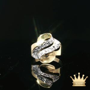 14K White and Yellow Gold Fashion Ring