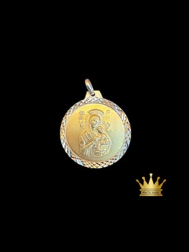 18k yellow gold religious pendant 4.54 grams $590