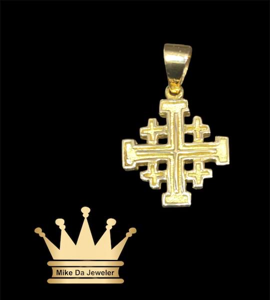 18k Handmade Solid Customized Cross