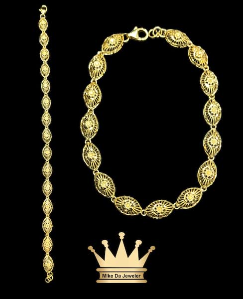 21K Yellow Gold Bracelet