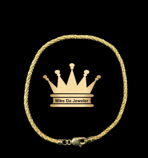 18K Handmade Braided Bracelet