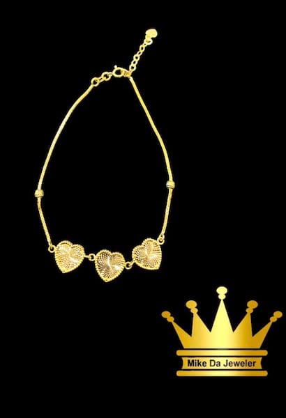 18karat gold female bracelet weight 3.780