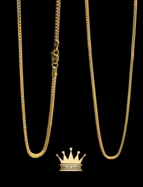 18k Franco chain  4.69 gram 1.5mm 24 inches