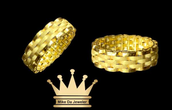 21K Handmade Rolex Design Ring