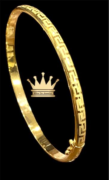 18K Yellow Gold Bangles