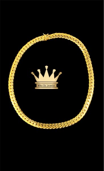 18k Yellow Gold Miami Cuban Link Chain