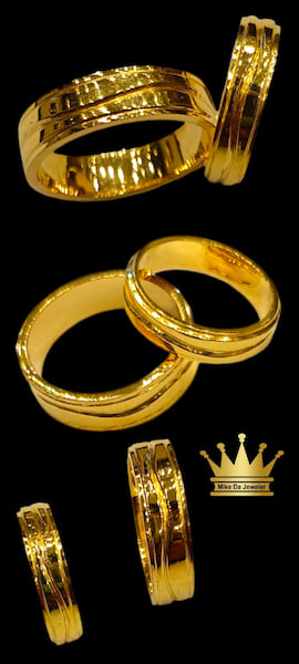 22K Gold Men's Band