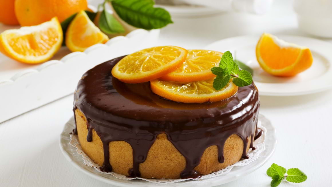 Citrus Cake, rețetă cu citrice şi mousse de ciocolată
