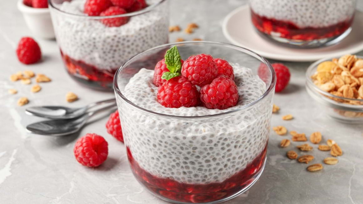 Budincă de chia - rețetă