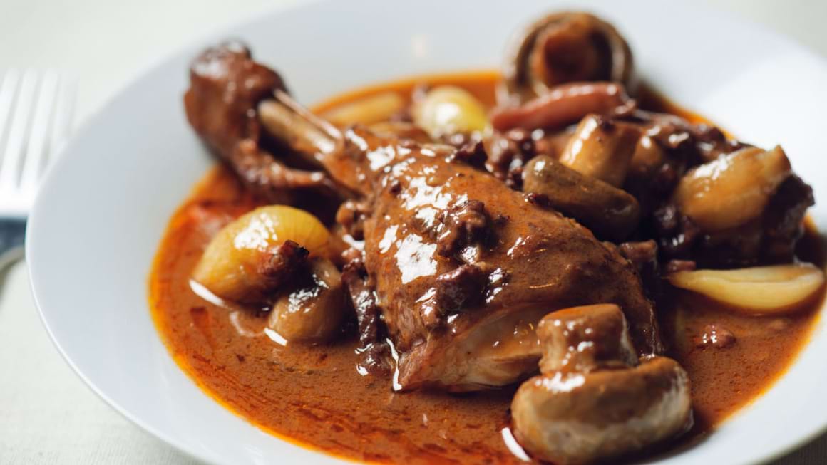 Reteta coq au vin, varianta reinterpretata