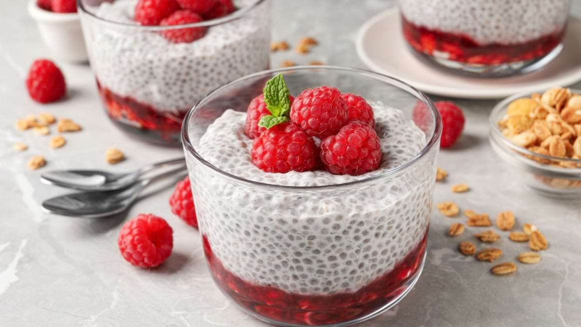 Budincă de chia - rețetă