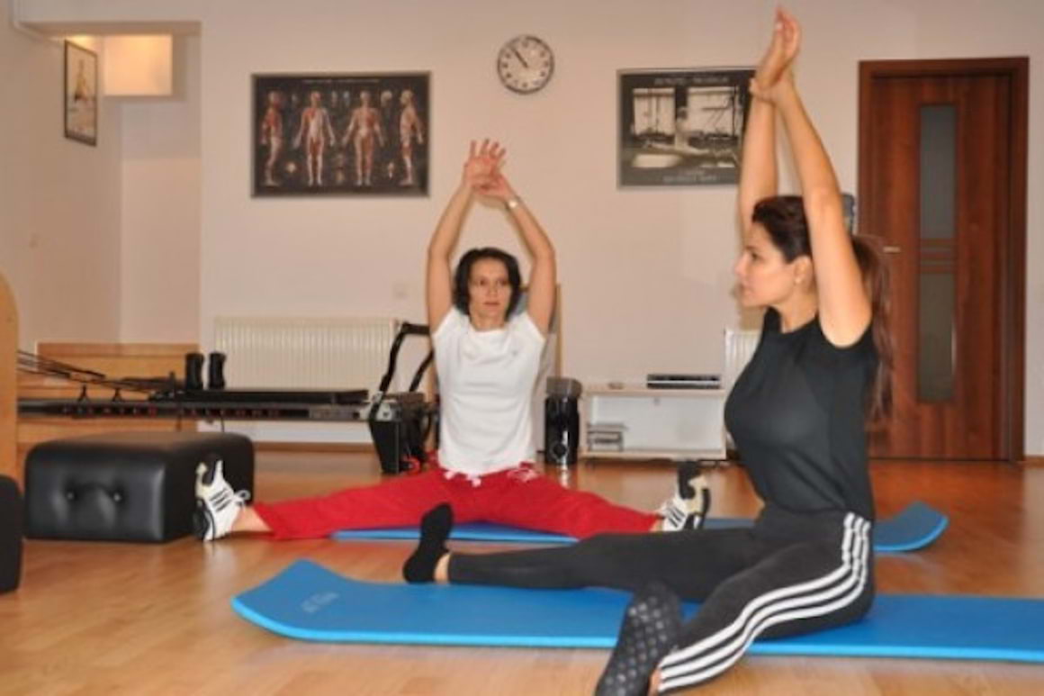 Pastila de sport: exercițiu pilates de întindere 