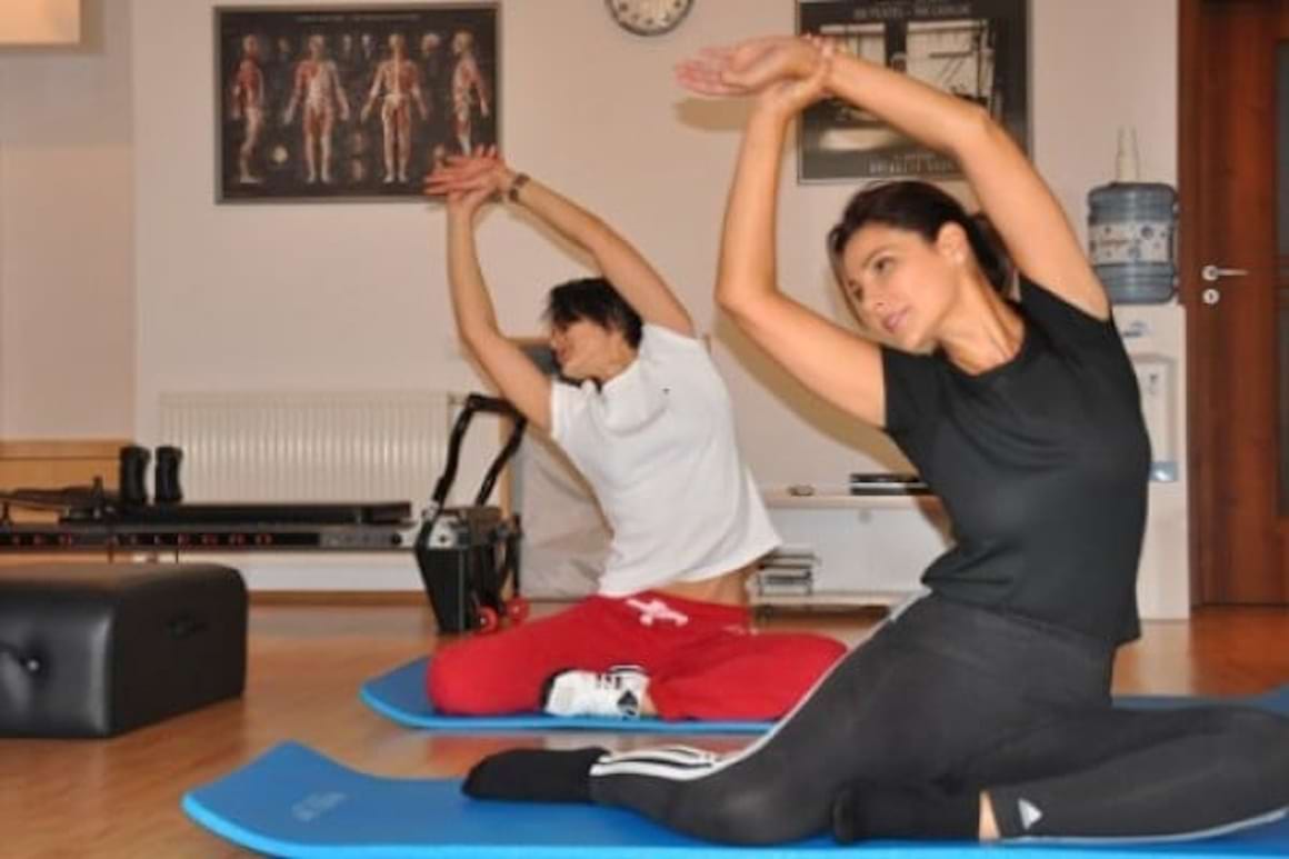 Rutina mea de pilates - exercițiu de întindere