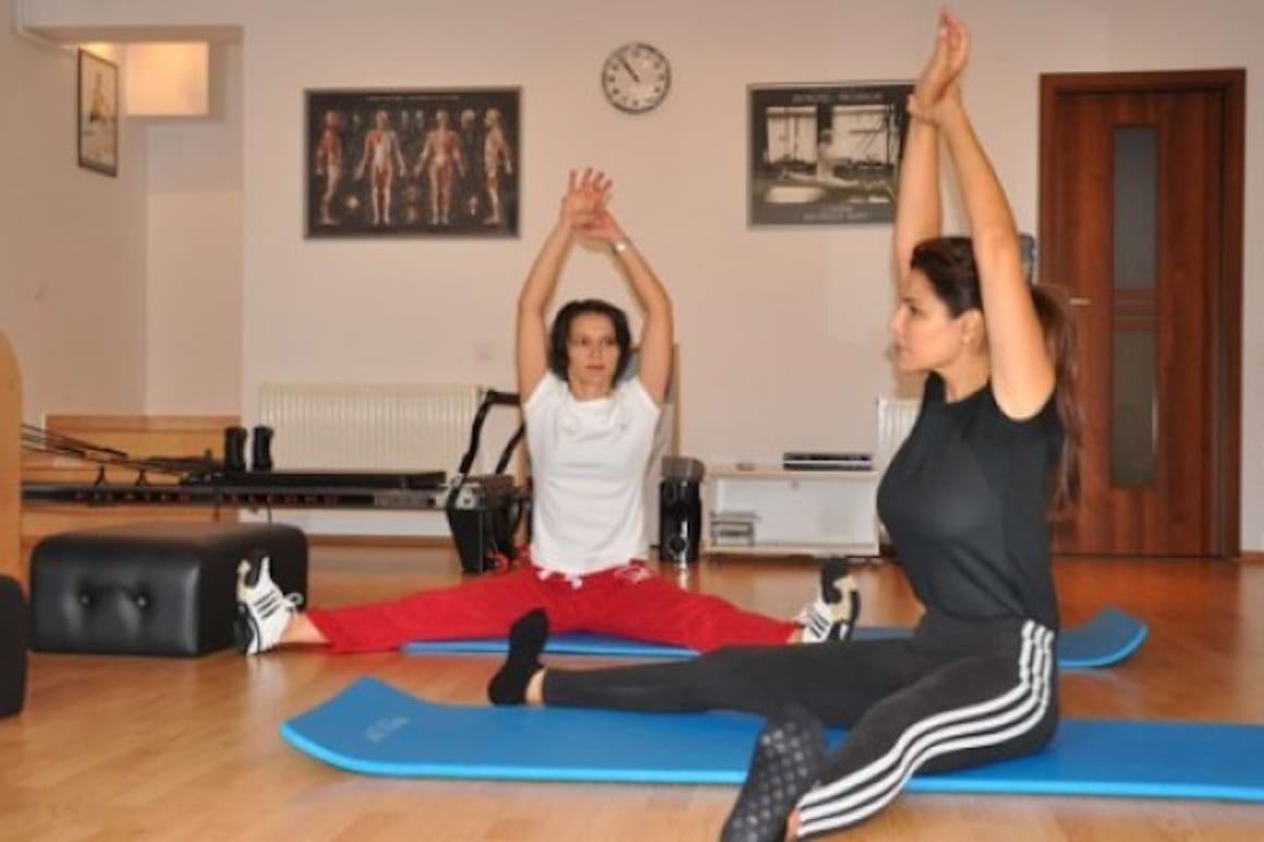 Pastila de sport: exercițiu pilates de întindere 