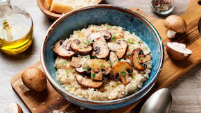 Rețete de risotto cu legume verzi şi ciuperci