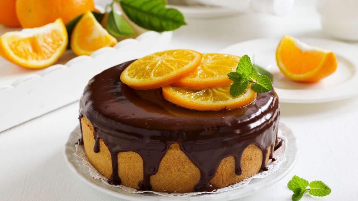 Citrus Cake, rețetă cu citrice şi mousse de ciocolată