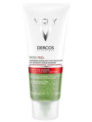 Imagine Vichy Dercos Micro Peel – Șampon Exfoliant împotriva mătreții aderente