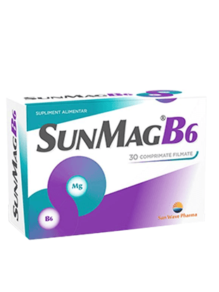 Imagine SunMag B6 cu magneziu și vitamina B6