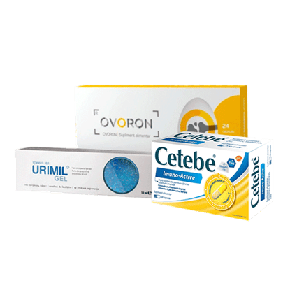 Immagine di Lotto Ovoron + Cetebe Imuno-Active® + Urimil gel