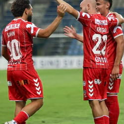 FC Hertha Wels steigt dank Sahins Traumtor gegen WAC ins &Ouml;FB-Cup-Viertelfinale auf