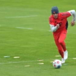 FC Bayern M&uuml;nchen: Jamal Musiala zur&uuml;ck im Mannschaftstraining