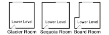 Glacier, Sequoia or Board Room