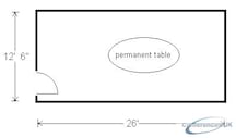 Davis Boardroom (fixed table)