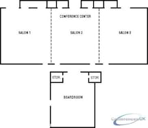Salons 1, 2, & 3 (combined